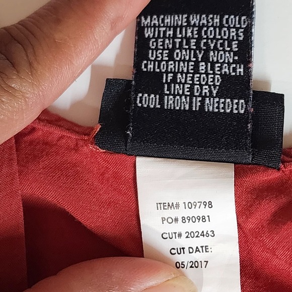 Torrid Floral Embroidered Cami Top Women’s Size 2 Rust Red Boho Romantic Plus - Picture 5 of 9